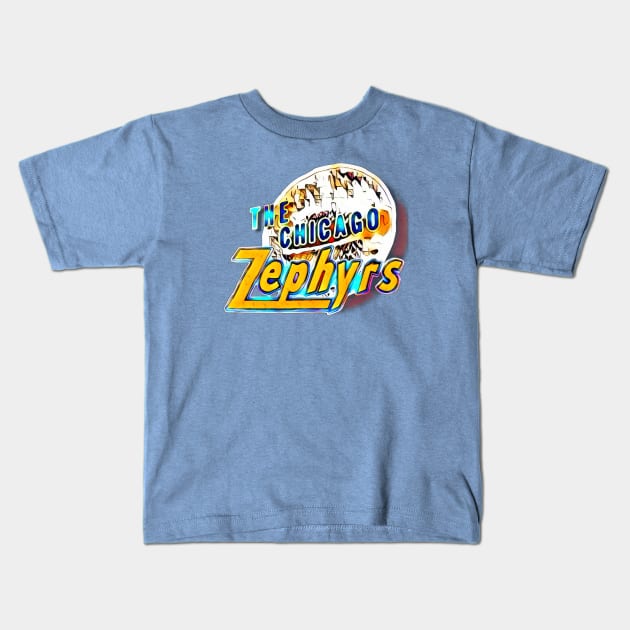 Chicago Zephyrs Basketball Kids T-Shirt by Kitta’s Shop